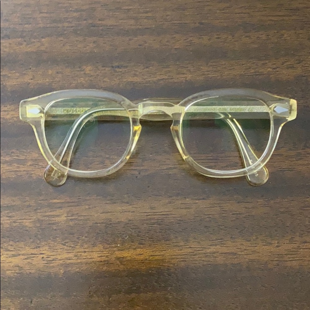 Moscot Lemtosh Glasses in Flesh